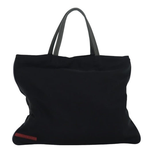 Luxury Prada Sports Tote Bag Nylon Black Gray  ti1881