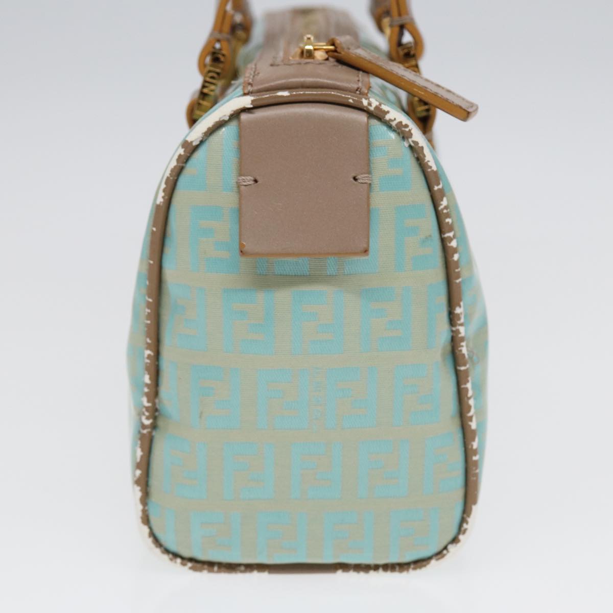 Luxury Fendi Hand Bag Enamel Peppermint Goldti1934