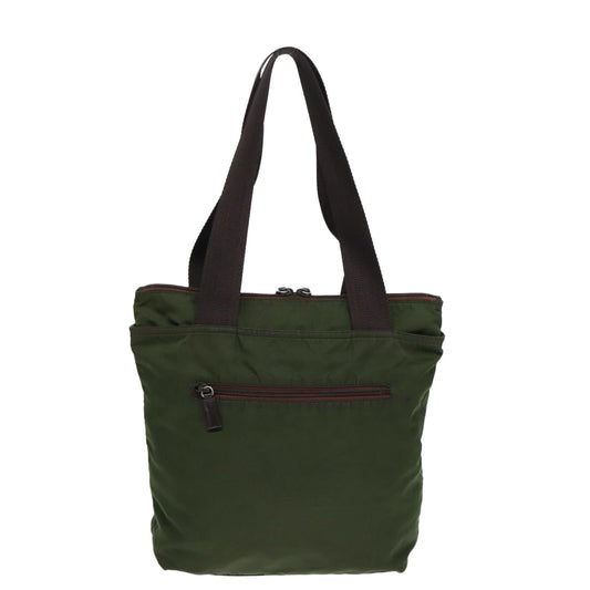 Luxury Prada Tote Bag Nylon Khaki Brown  ti1953