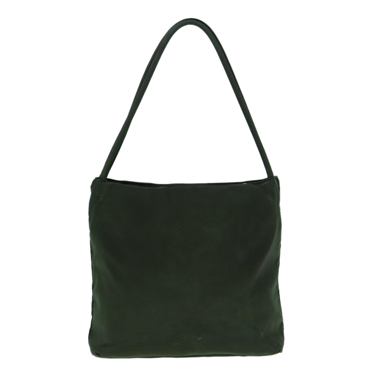 Luxury Prada Tote Bag Nylon Khaki Silver  ti2021
