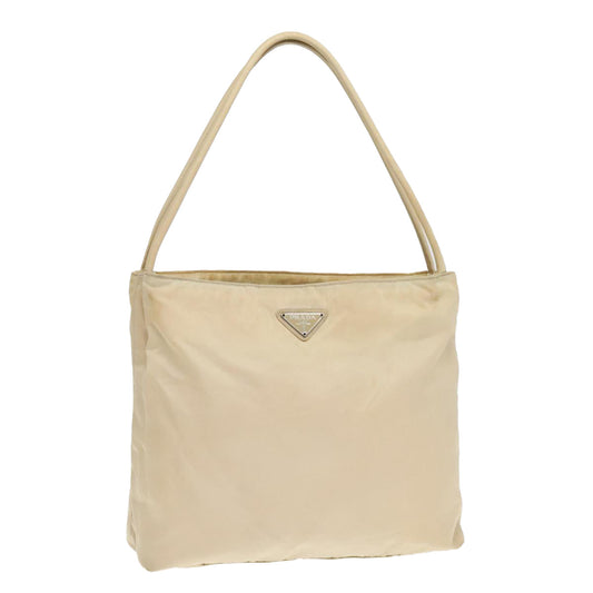 Luxury Prada Tote Bag Nylon Beige  ti2077