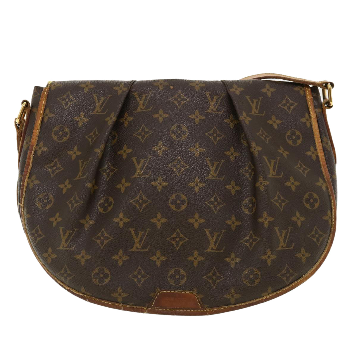 LOUIS VUITTON Monogram Menilmontant MM Shoulder Bag M40473 LV ti796