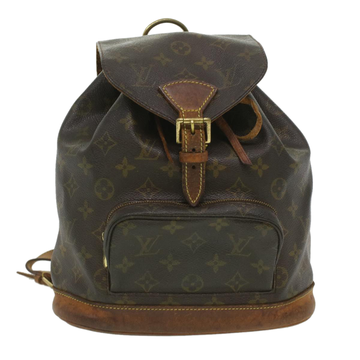 LOUIS VUITTON Monogram Montsouris MM Backpack M51136 LV ti896