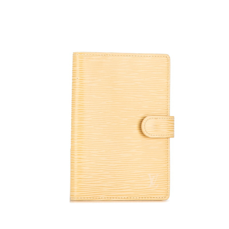 Louis Vuitton Epi Agenda PM Notebook Cover R2005A Beige Leather