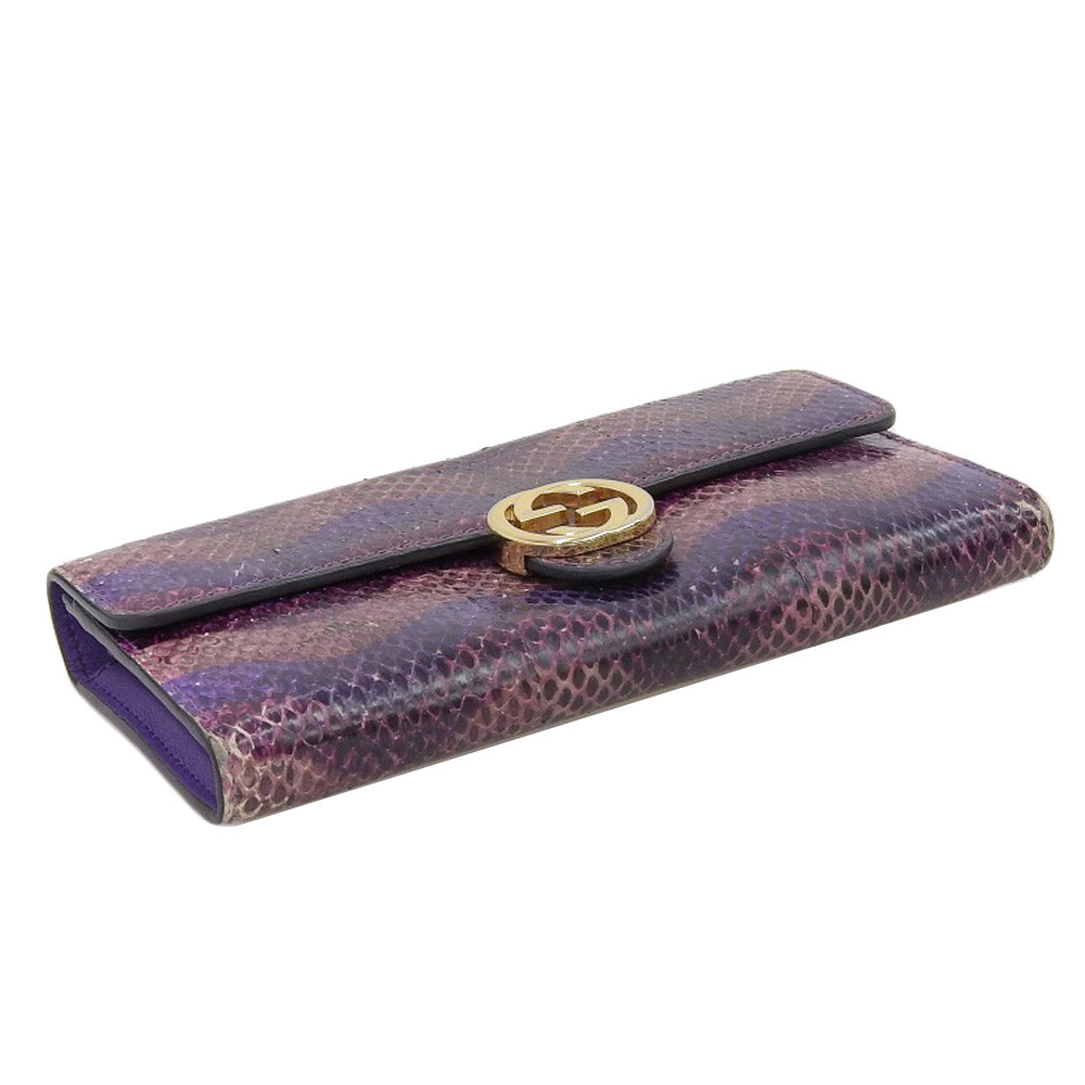 Luxury Gucci Trending 2025 Interlocking G Continental Wallet 369663
