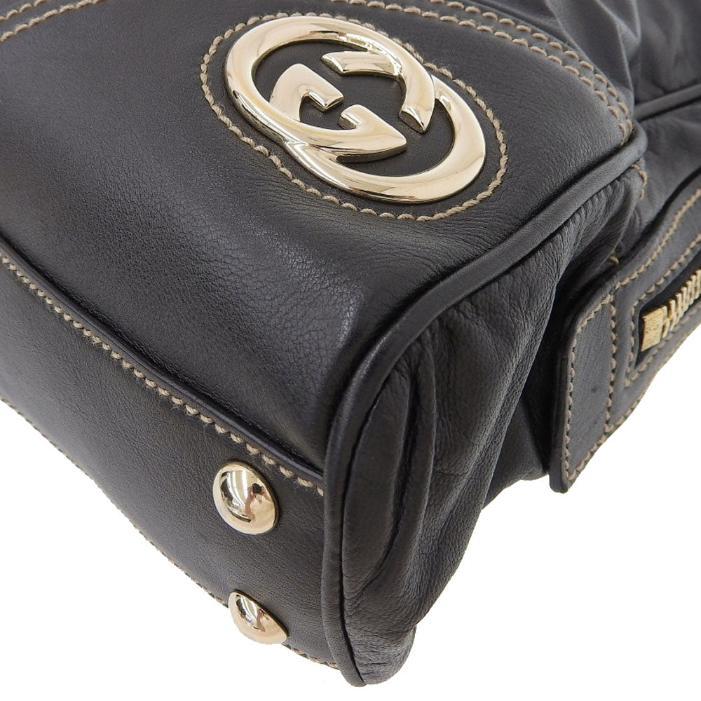 Luxury Gucci Trending 2025 Leather Handbag Black 169971 467891