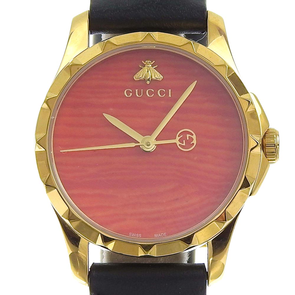 Luxury Gucci Trending 2025 G-Timeless Quartz Watch 1265 Stainless Steel Leather
