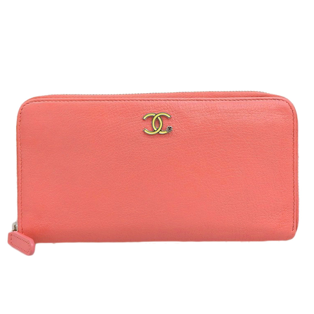 Chanel Lucky Flower Round Zipper Long Wallet A81657