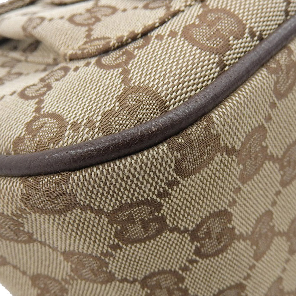 Luxury Gucci Trending 2025 GG Canvas One Shoulder Bag 114266 Beige Brown