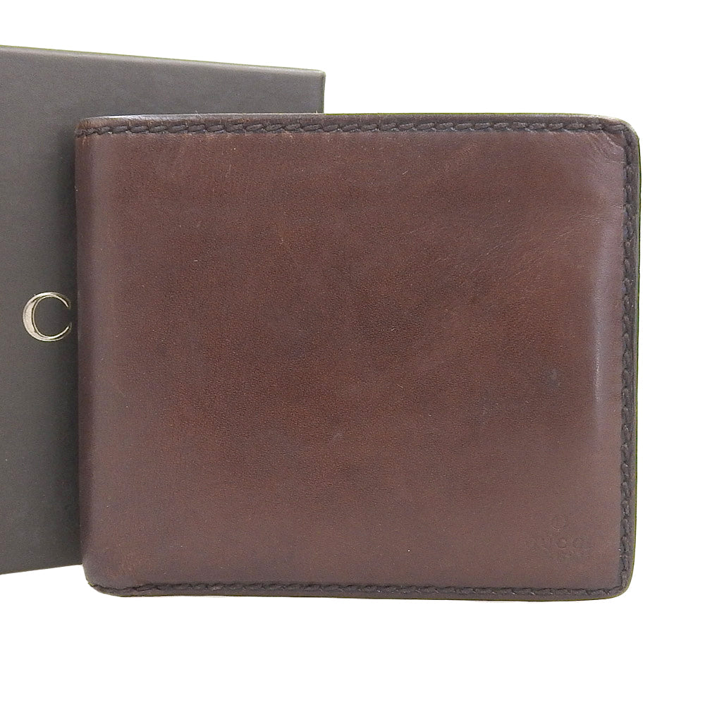 Luxury Gucci Trending 2025 Leather Bifold Wallet Brown 106667 203437