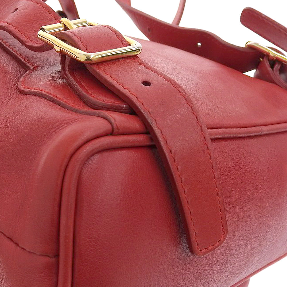 Luxury Gucci Trending 2025 Bamboo Mini Backpack Leather Red Vintage