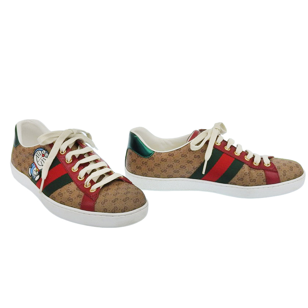 Luxury Gucci Trending 2025 GG Supreme Low-Cut Sneakers 7.5