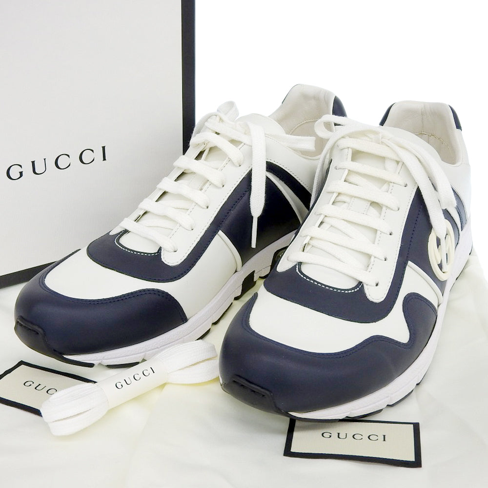 Luxury Gucci Trending 2025 Interlocking G Low-Cut Sneakers Leather