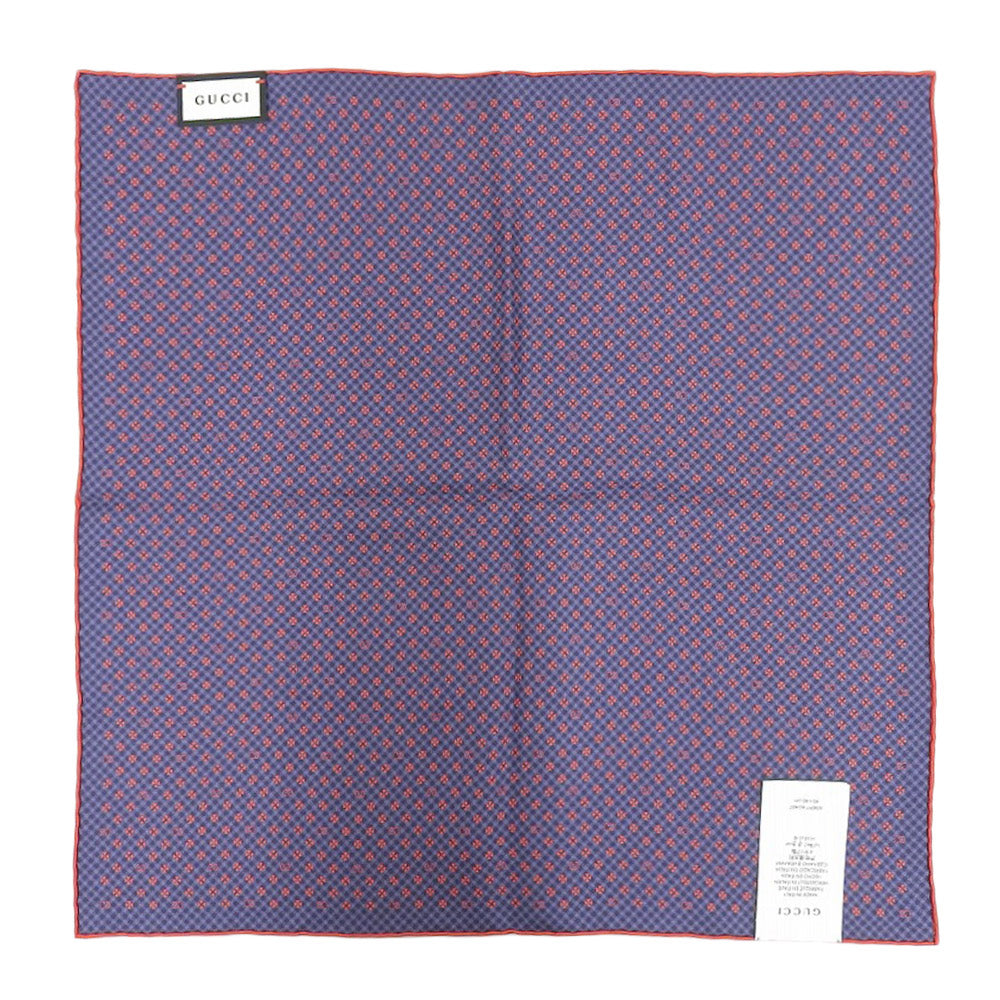 Luxury Gucci Trending 2025 Silk Handkerchief Clover Motif