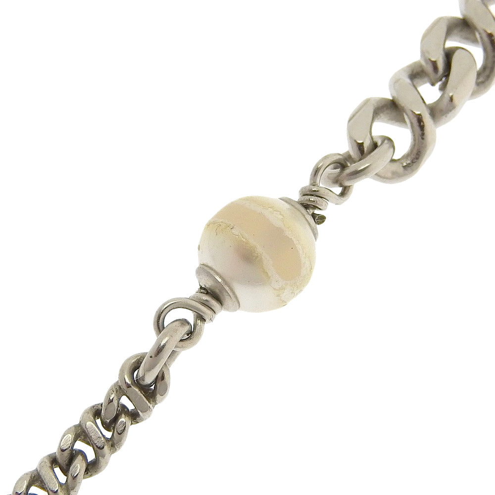 Chanel Camellia Star Coco Mark Rhinestone Pearl Necklace 40cm-58cm