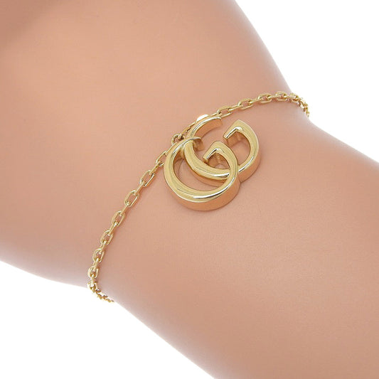 Luxury Gucci Trending 2025 GG Marmont Double G Bracelet K18YG Yellow Gold