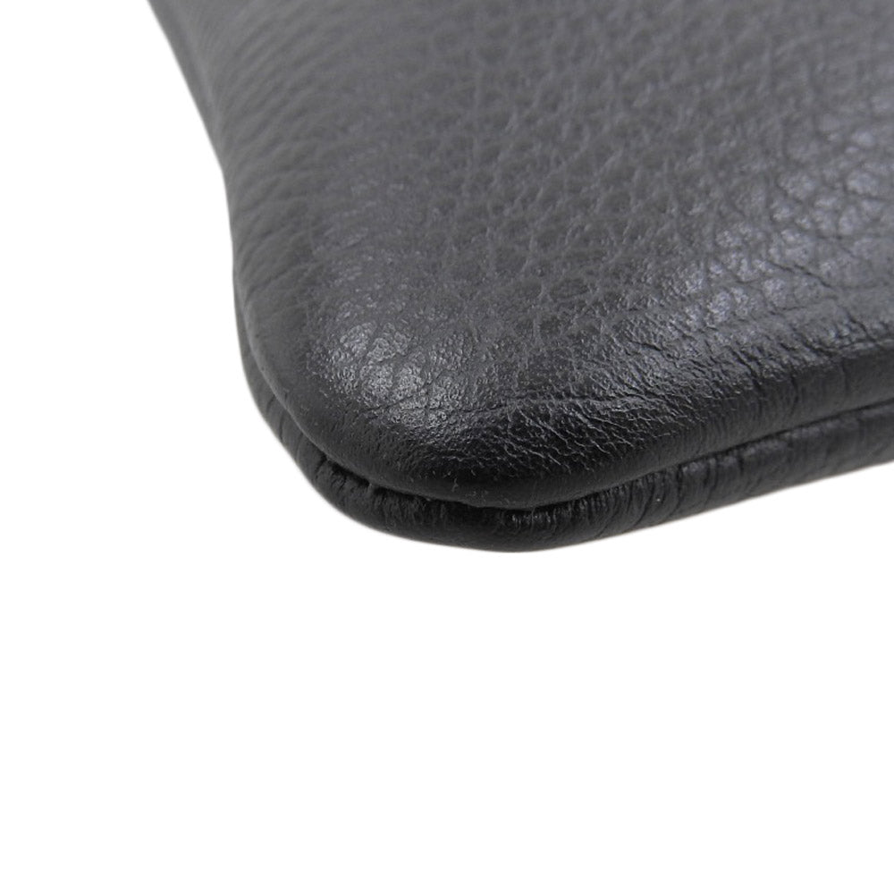 Luxury Gucci Trending 2025 Bamboo Leather Clutch Bag Black