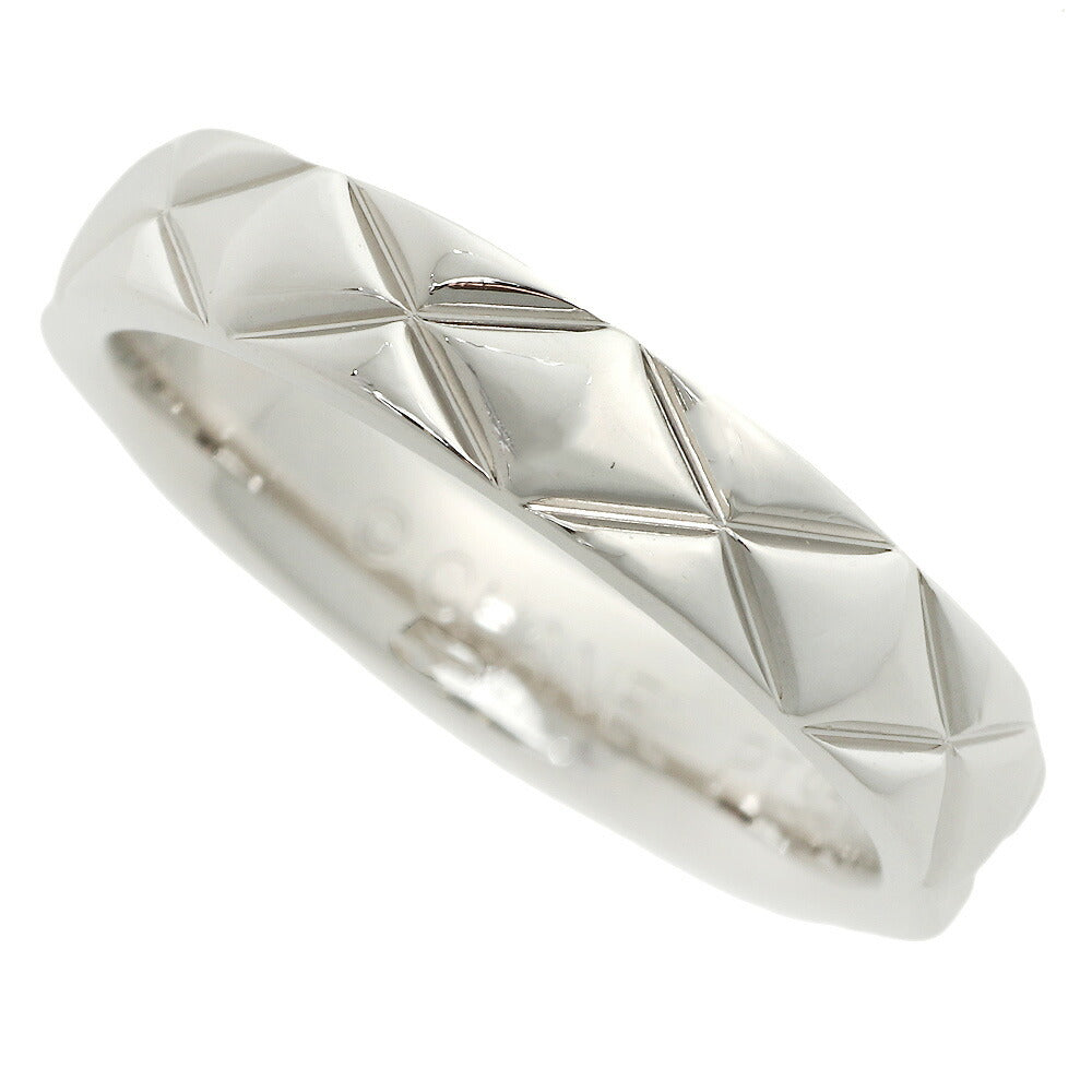 Chanel Pt950 Matelasse Ring Platinum #46