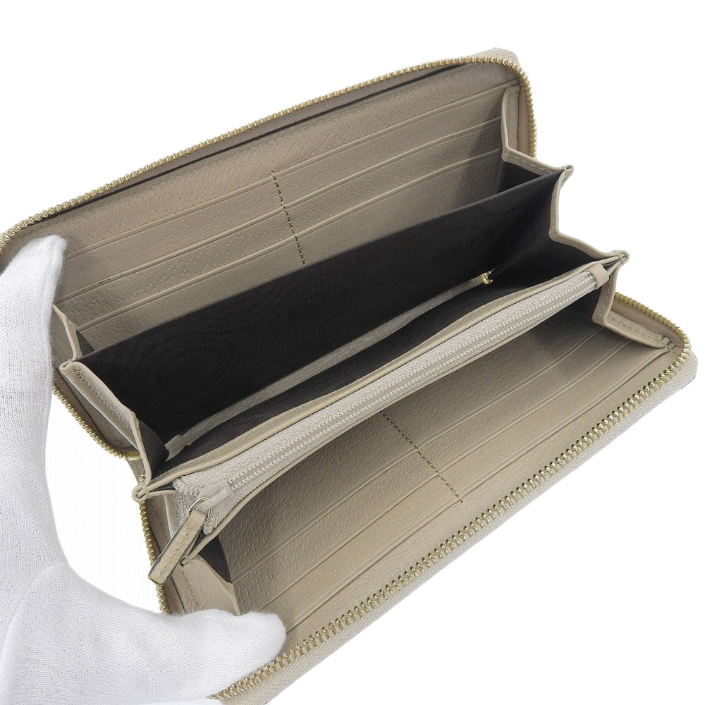 Luxury Gucci Trending 2025 GG Supreme Round Zip Long Wallet 523154