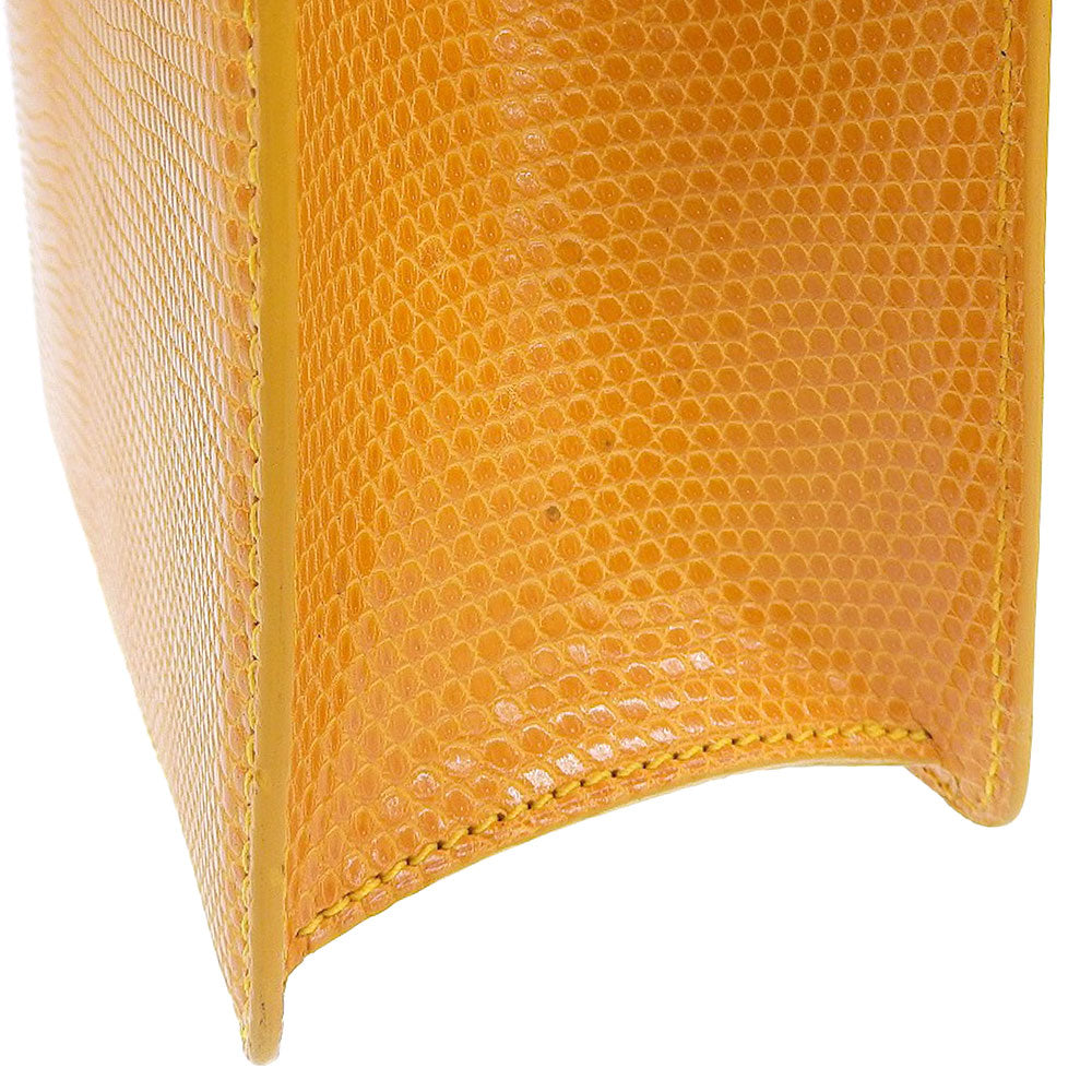 Louis Vuitton Ondine Lizard 2WAY Bag Yellow