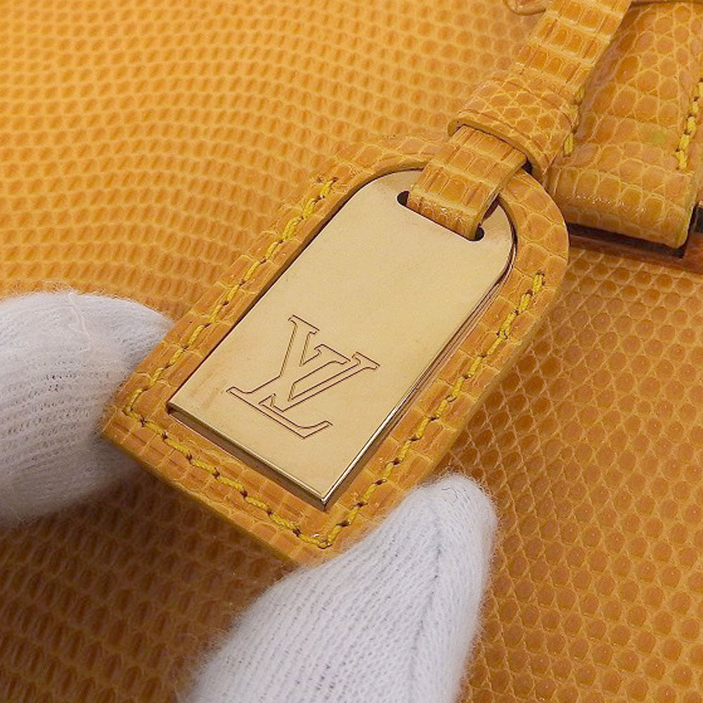 Louis Vuitton Ondine Lizard 2WAY Bag Yellow