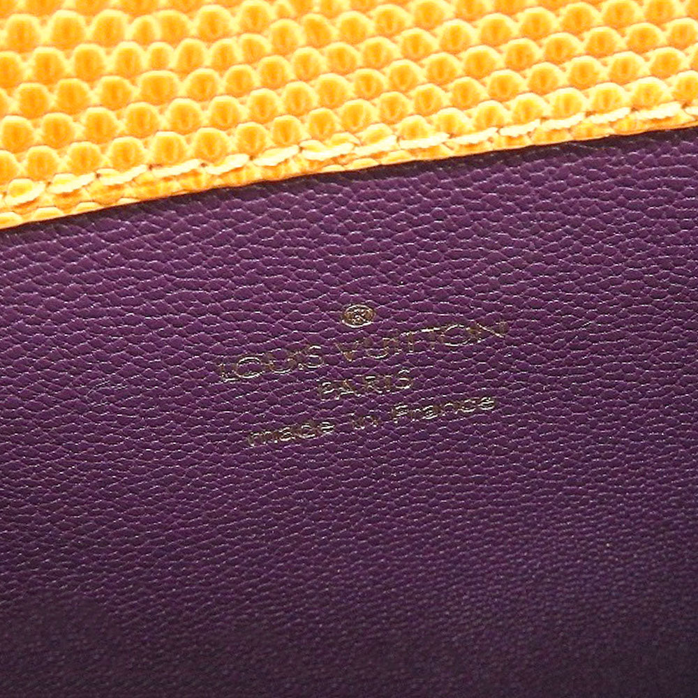Louis Vuitton Ondine Lizard 2WAY Bag Yellow