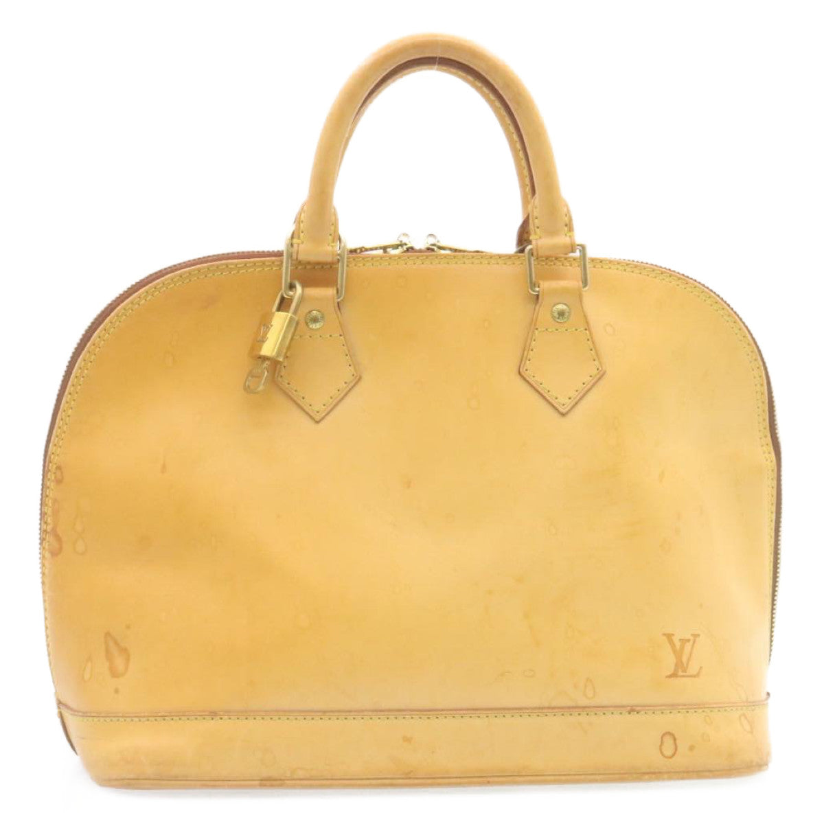 LOUIS VUITTON Nomad Leather Alma Hand Bag Camel M85394 LV tp114