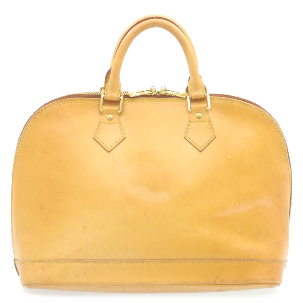 LOUIS VUITTON Nomad Leather Alma Hand Bag Camel M85394 LV tp114