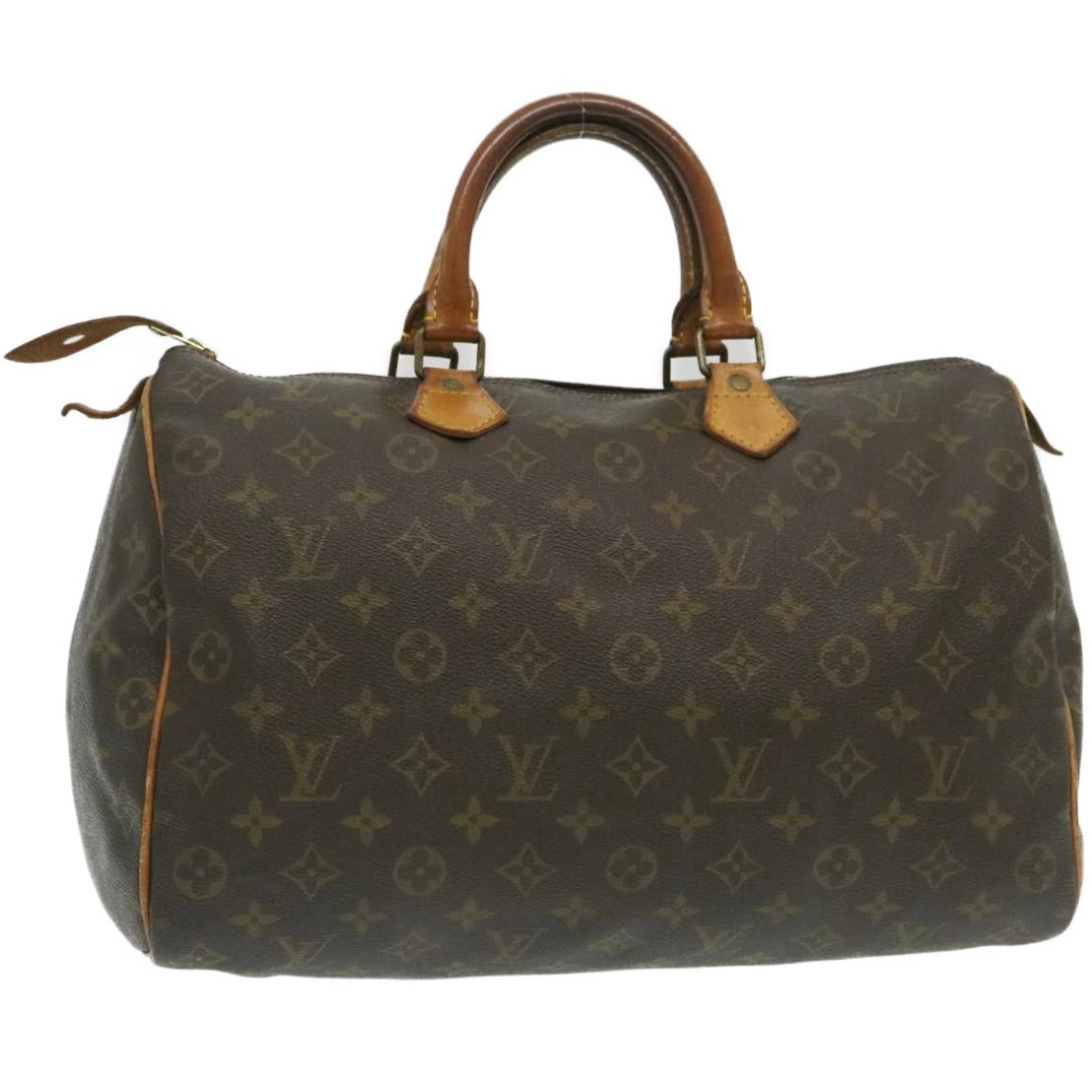 LOUIS VUITTON Monogram Speedy 35 Hand Bag M41524 LV tp232