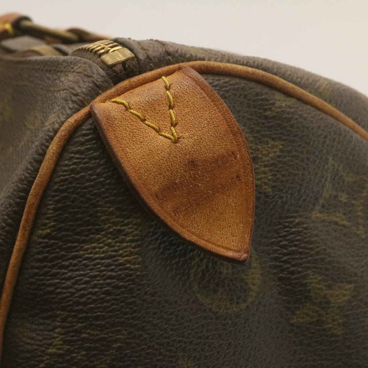 LOUIS VUITTON Monogram Speedy 35 Hand Bag M41524 LV tp232