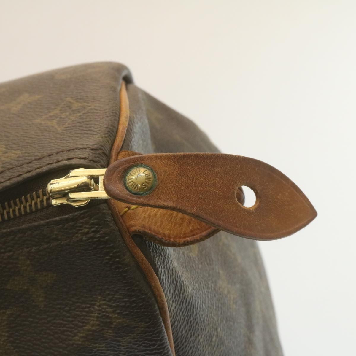 LOUIS VUITTON Monogram Speedy 35 Hand Bag M41524 LV tp232