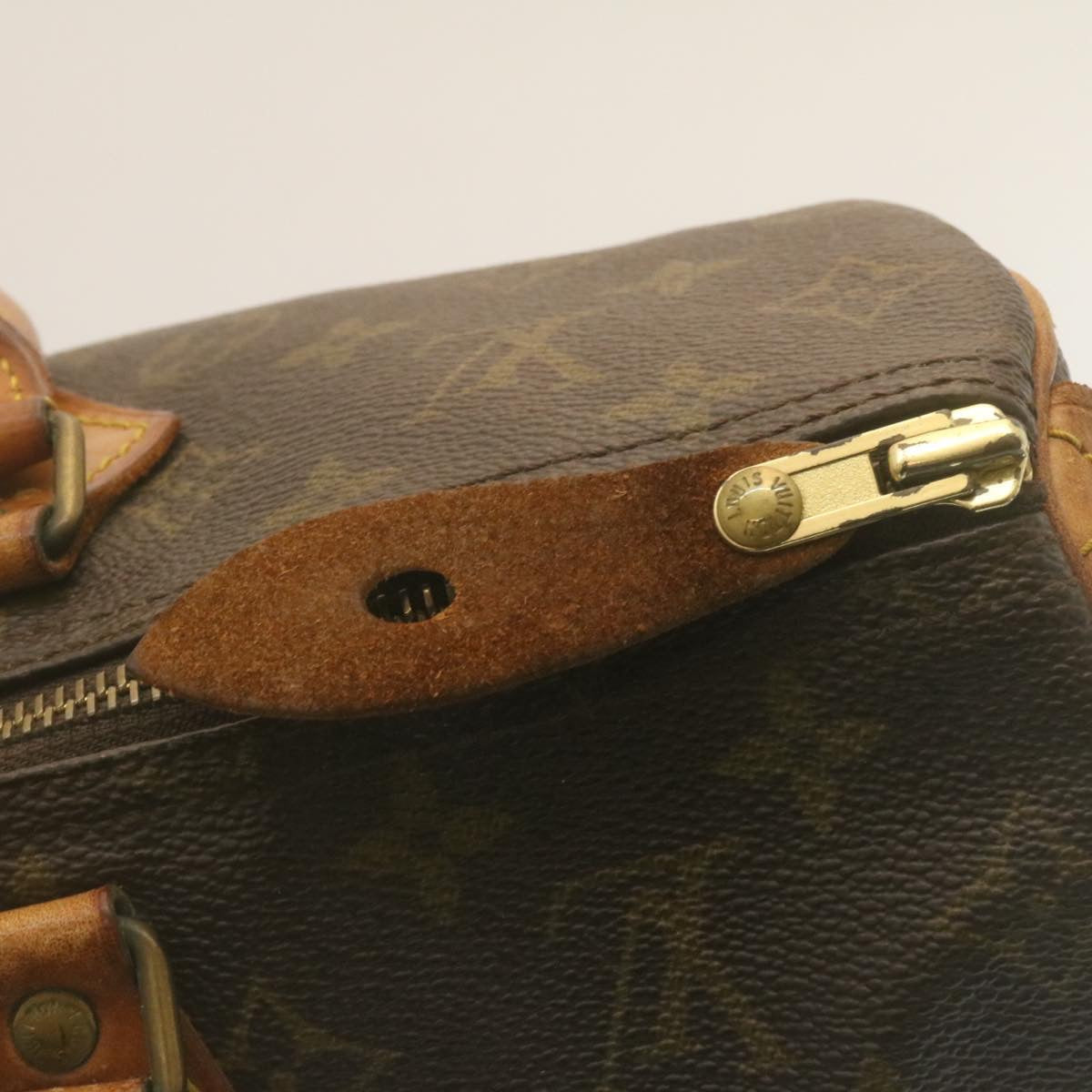 LOUIS VUITTON Monogram Speedy 35 Hand Bag M41524 LV tp232