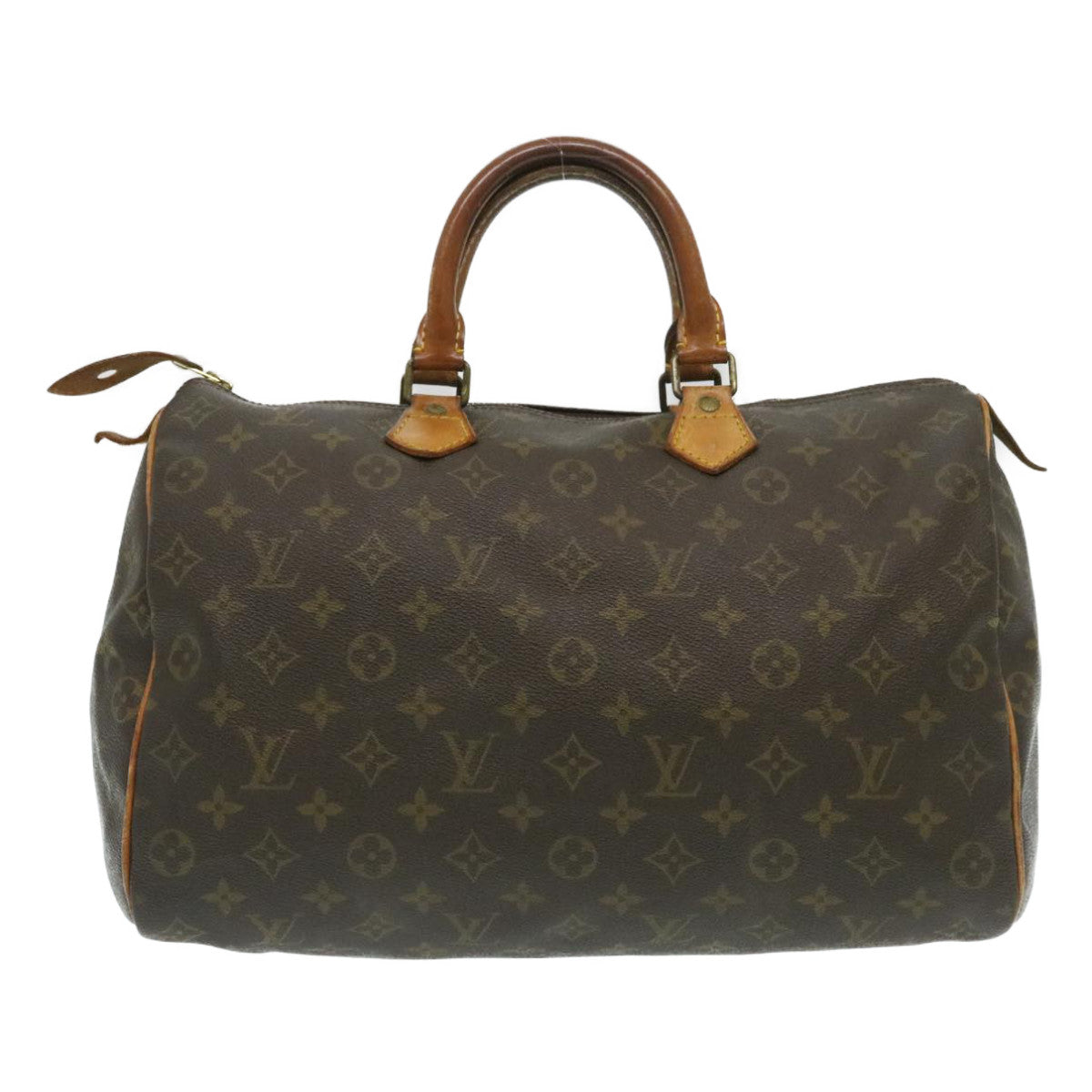 LOUIS VUITTON Monogram Speedy 35 Hand Bag M41524 LV tp232