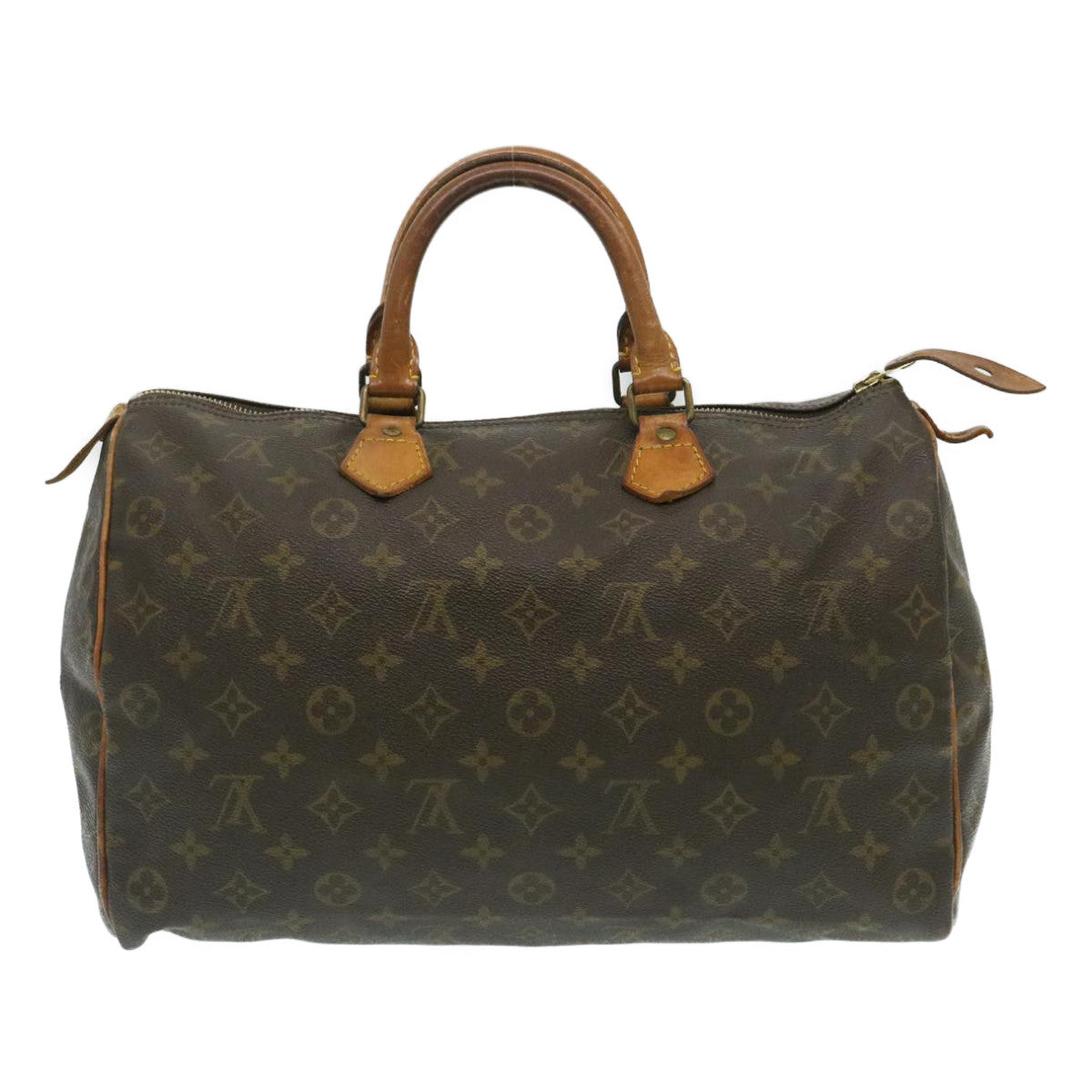 LOUIS VUITTON Monogram Speedy 35 Hand Bag M41524 LV tp232