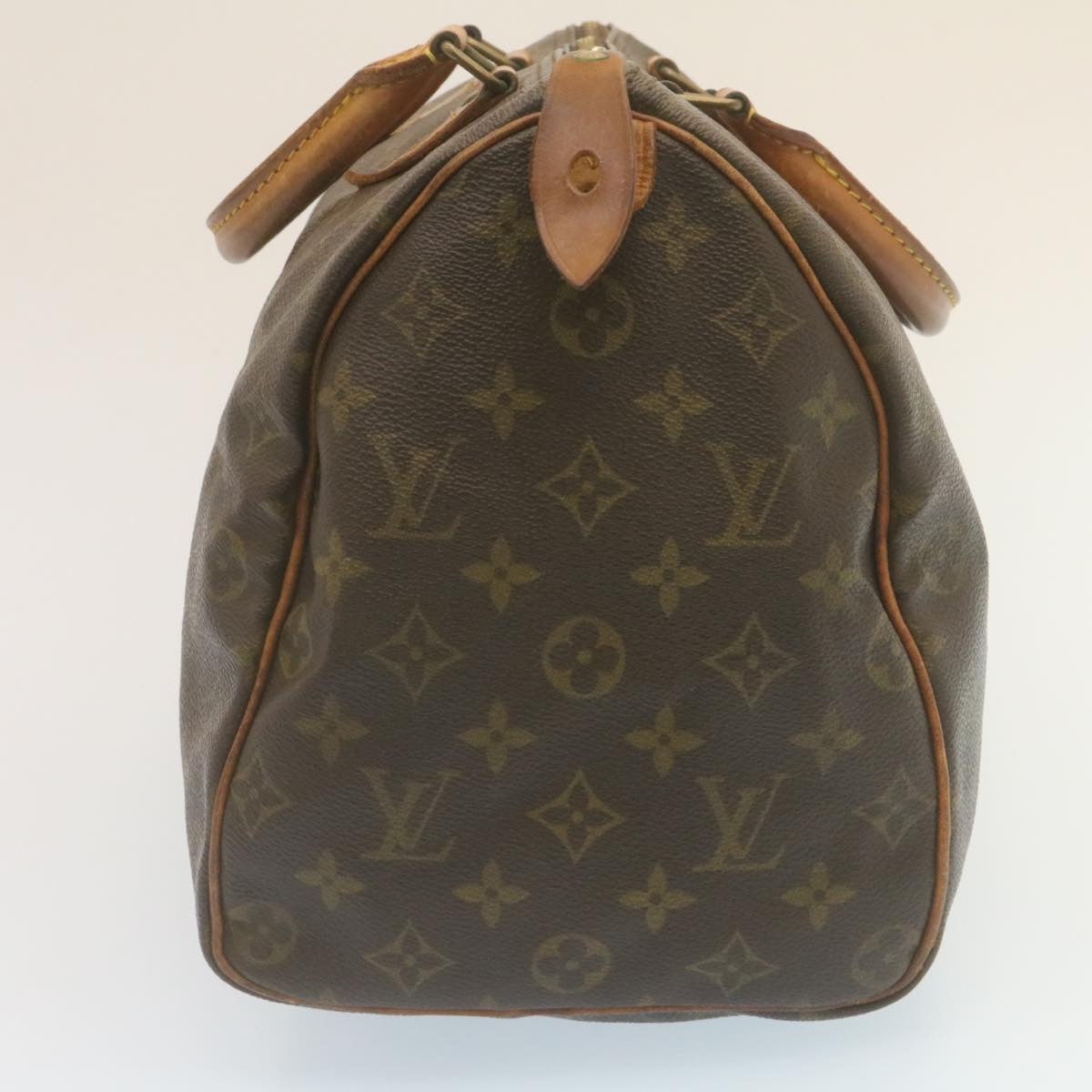 LOUIS VUITTON Monogram Speedy 35 Hand Bag M41524 LV tp232