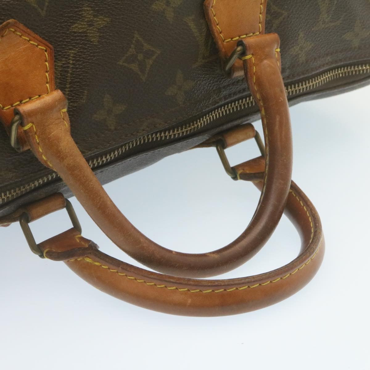 LOUIS VUITTON Monogram Speedy 35 Hand Bag M41524 LV tp232
