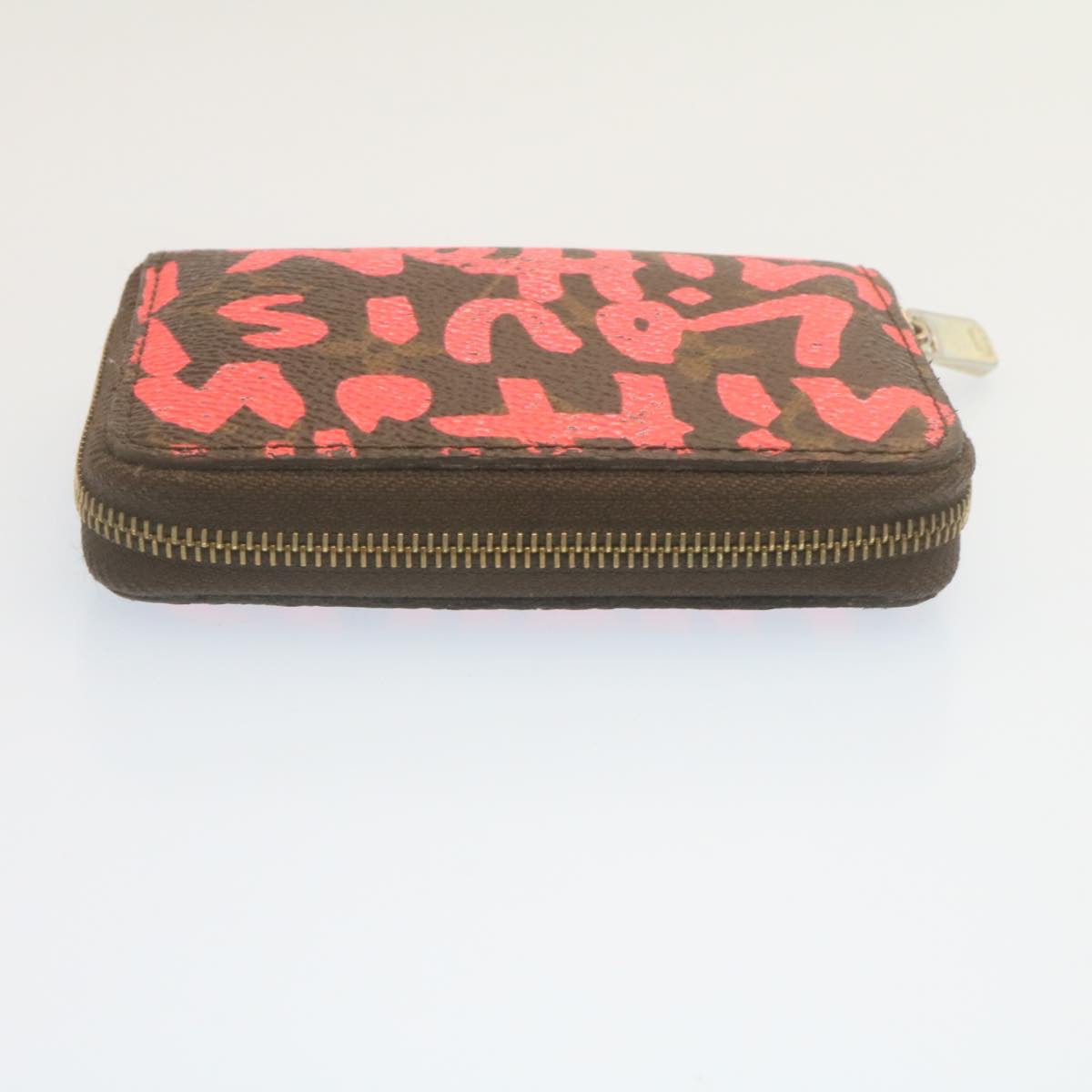 LOUIS VUITTON Monogram Graffiti Zippy Coin Purse Pink LV tp238