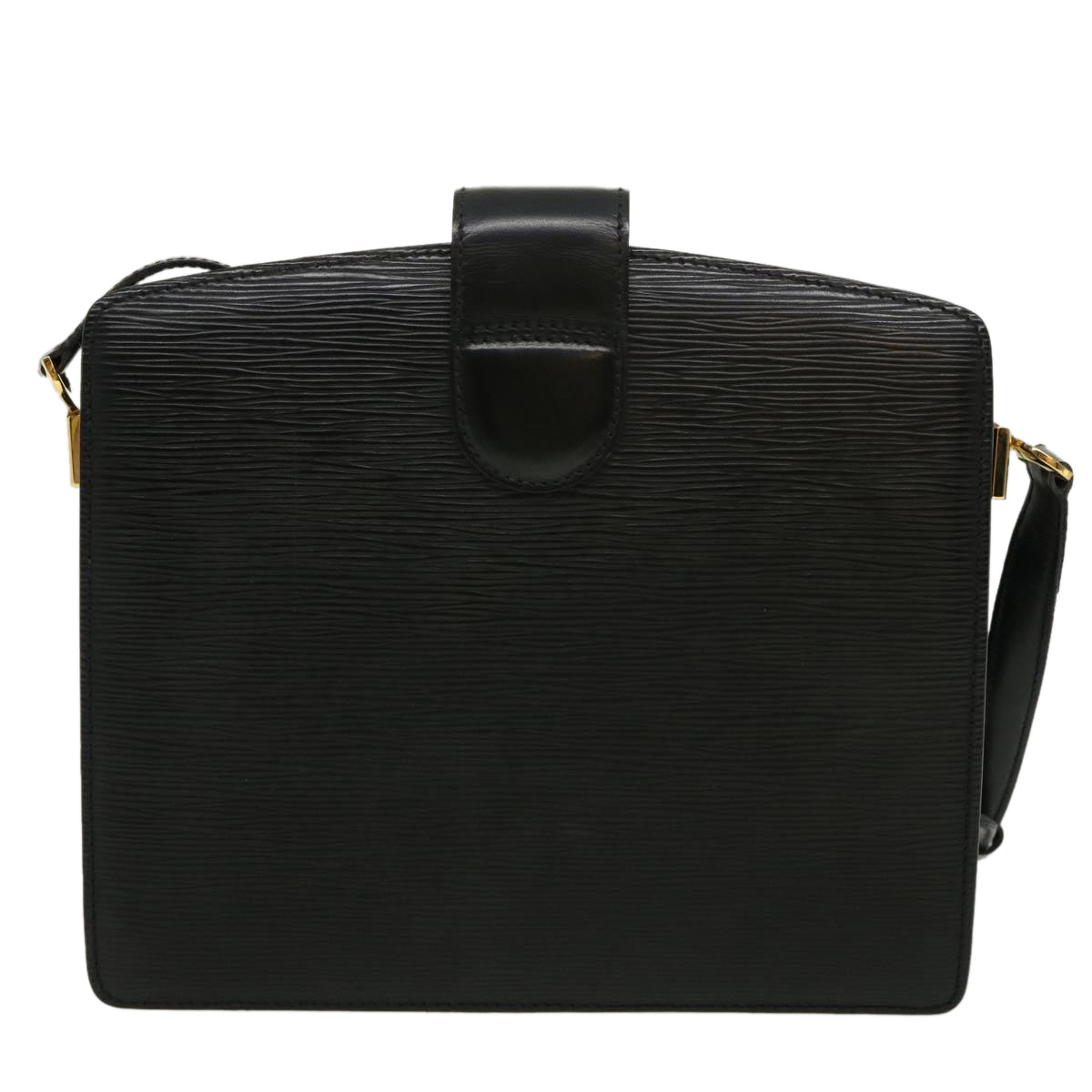 LOUIS VUITTON Epi Capuchin Shoulder Bag Black M52342 LV tp256