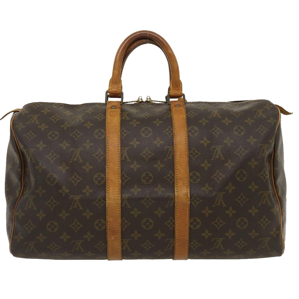LOUIS VUITTON Monogram Keepall 45 Boston Bag M41428 LV tp281