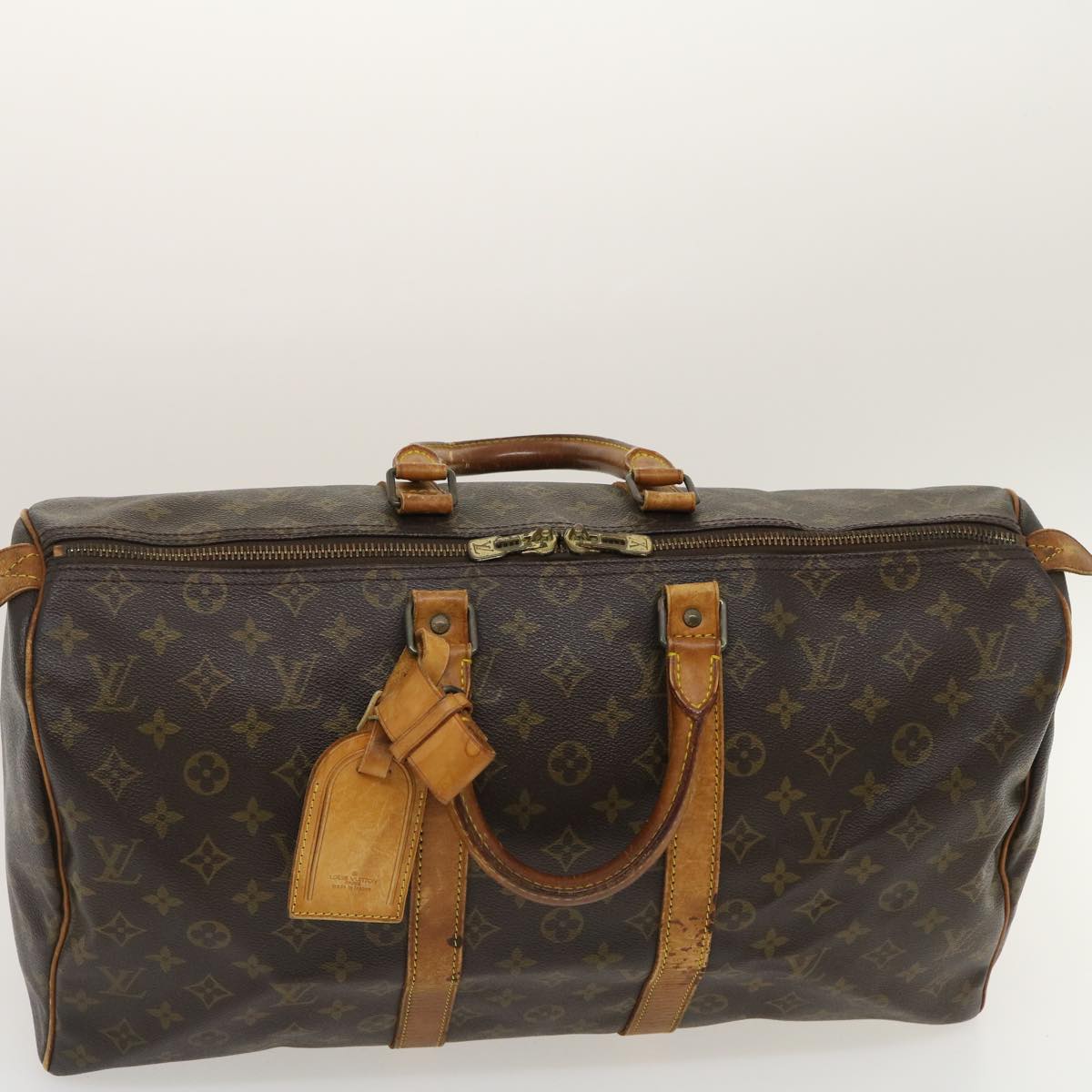 LOUIS VUITTON Monogram Keepall 45 Boston Bag M41428 LV tp281