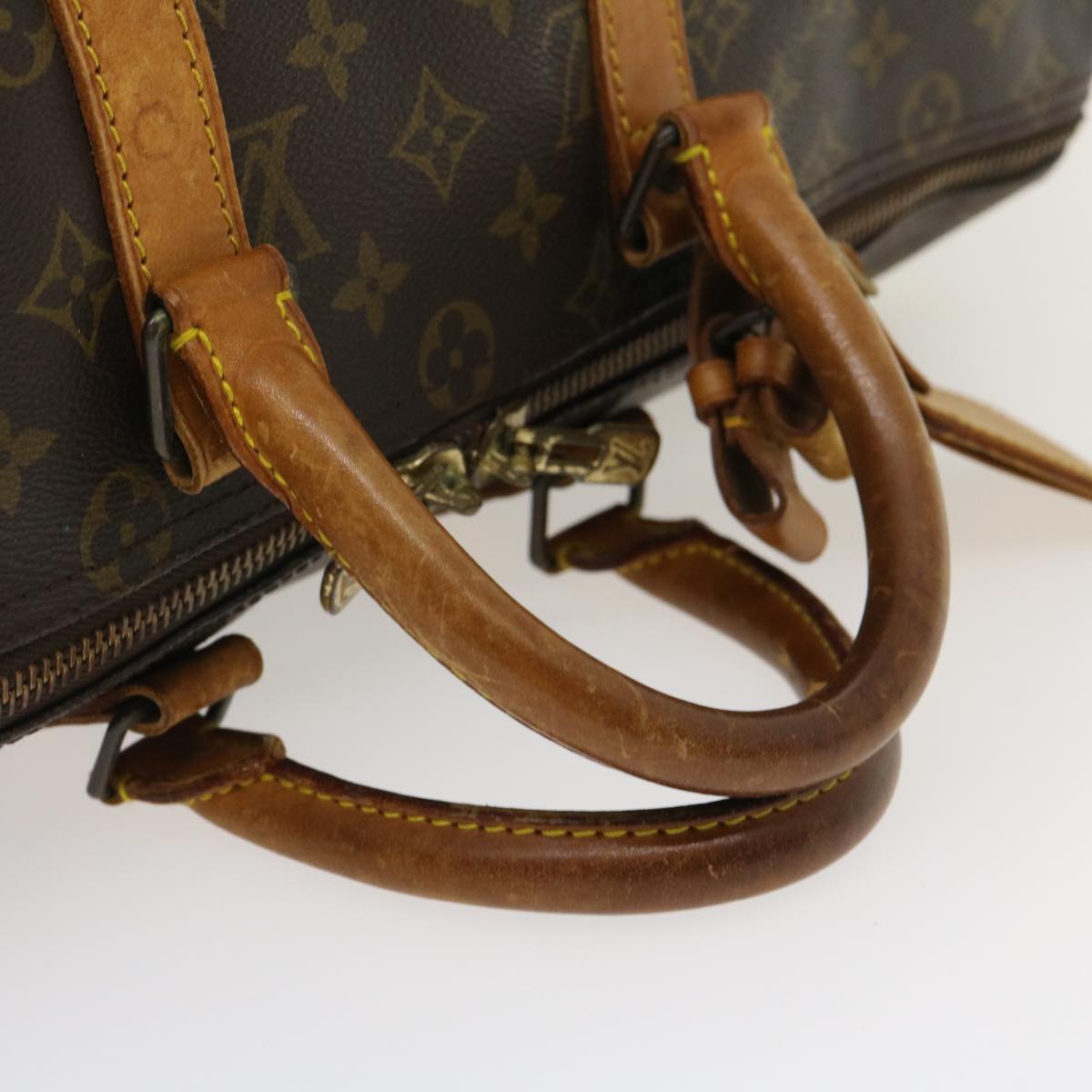 LOUIS VUITTON Monogram Keepall 45 Boston Bag M41428 LV tp281