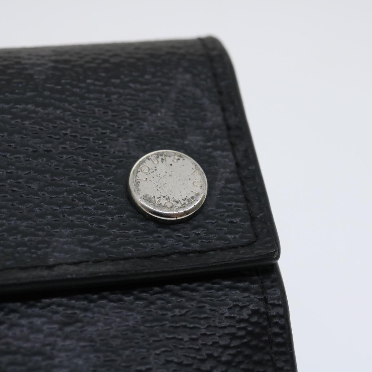 LOUIS VUITTON Monogram Eclipse Discovery compact wallet Wallet M67630 tp320