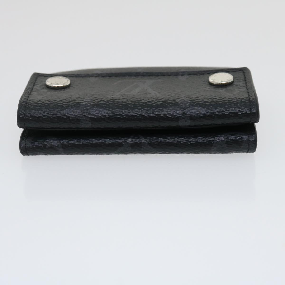 LOUIS VUITTON Monogram Eclipse Discovery compact wallet Wallet M67630 tp320