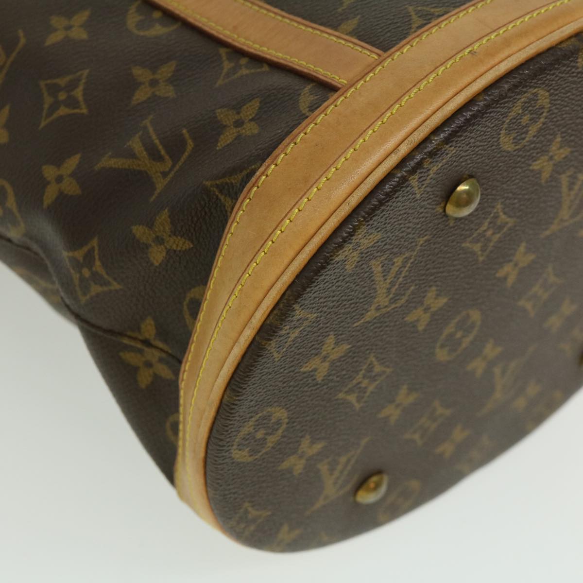 LOUIS VUITTON Monogram Bucket GM Shoulder Bag M42236 LV tp325