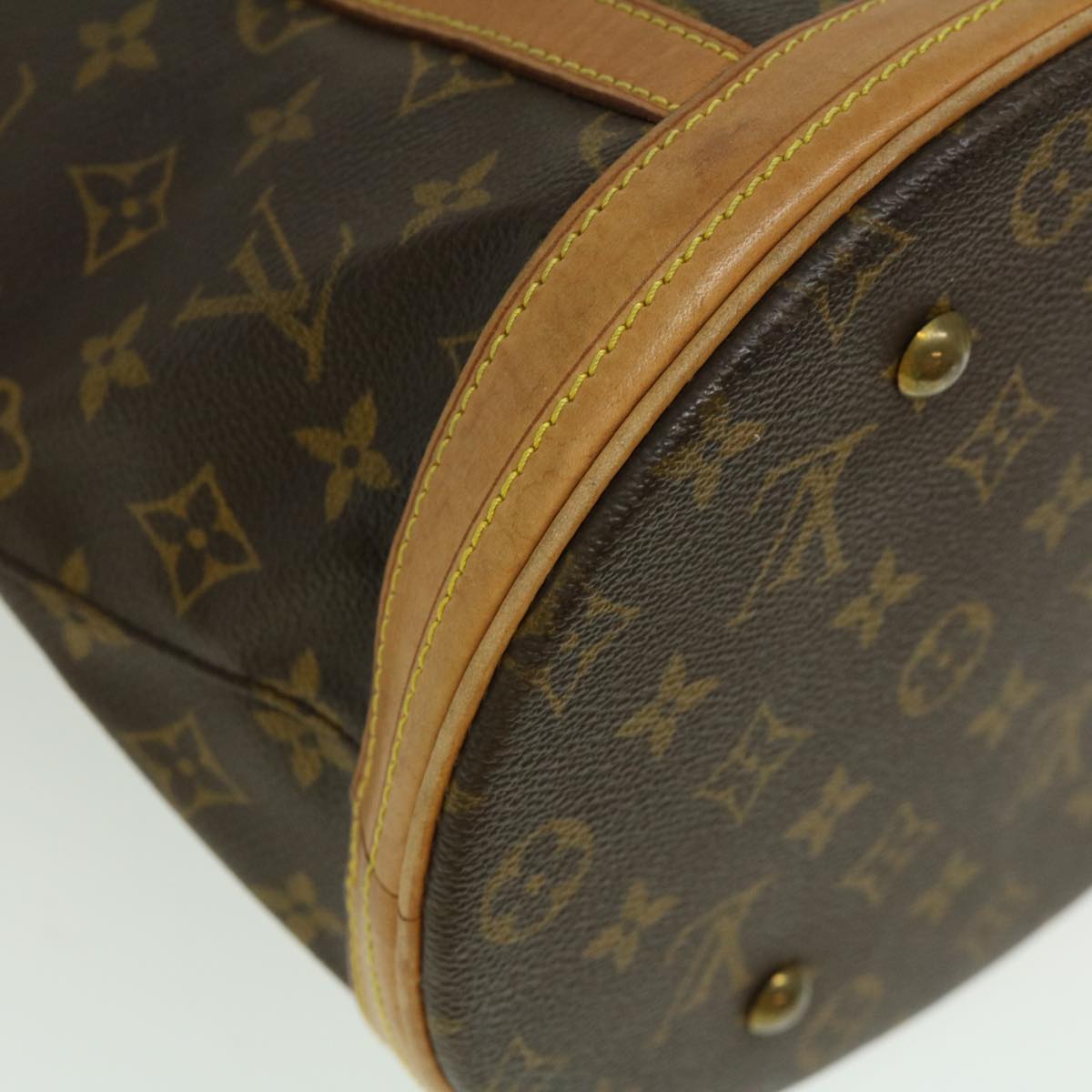 LOUIS VUITTON Monogram Bucket GM Shoulder Bag M42236 LV tp325