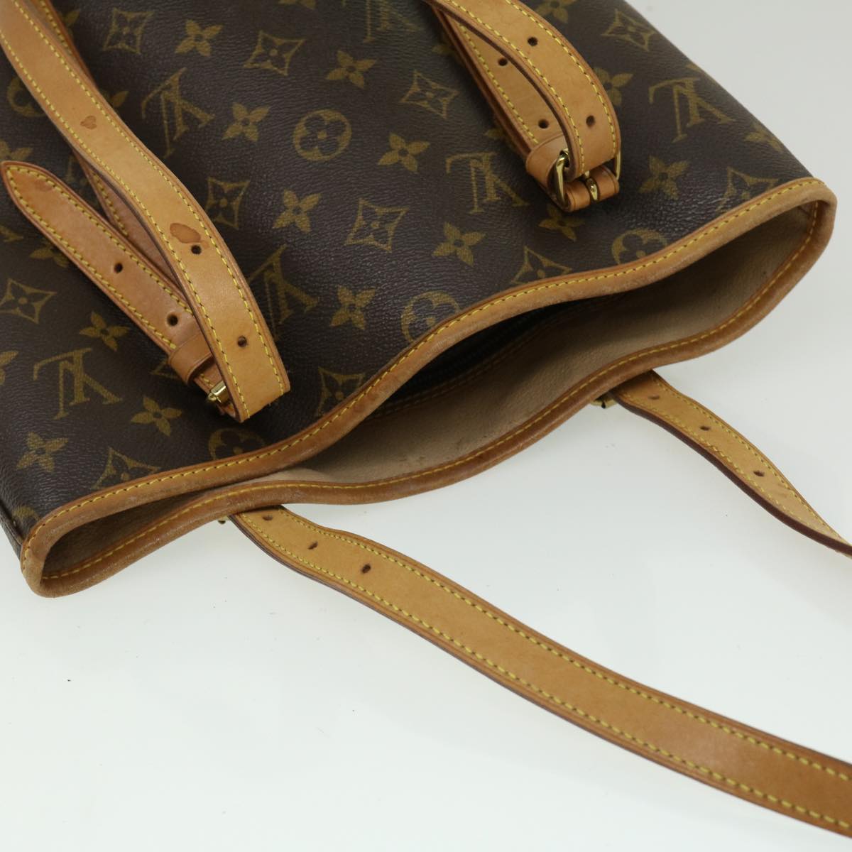 LOUIS VUITTON Monogram Bucket GM Shoulder Bag M42236 LV tp325