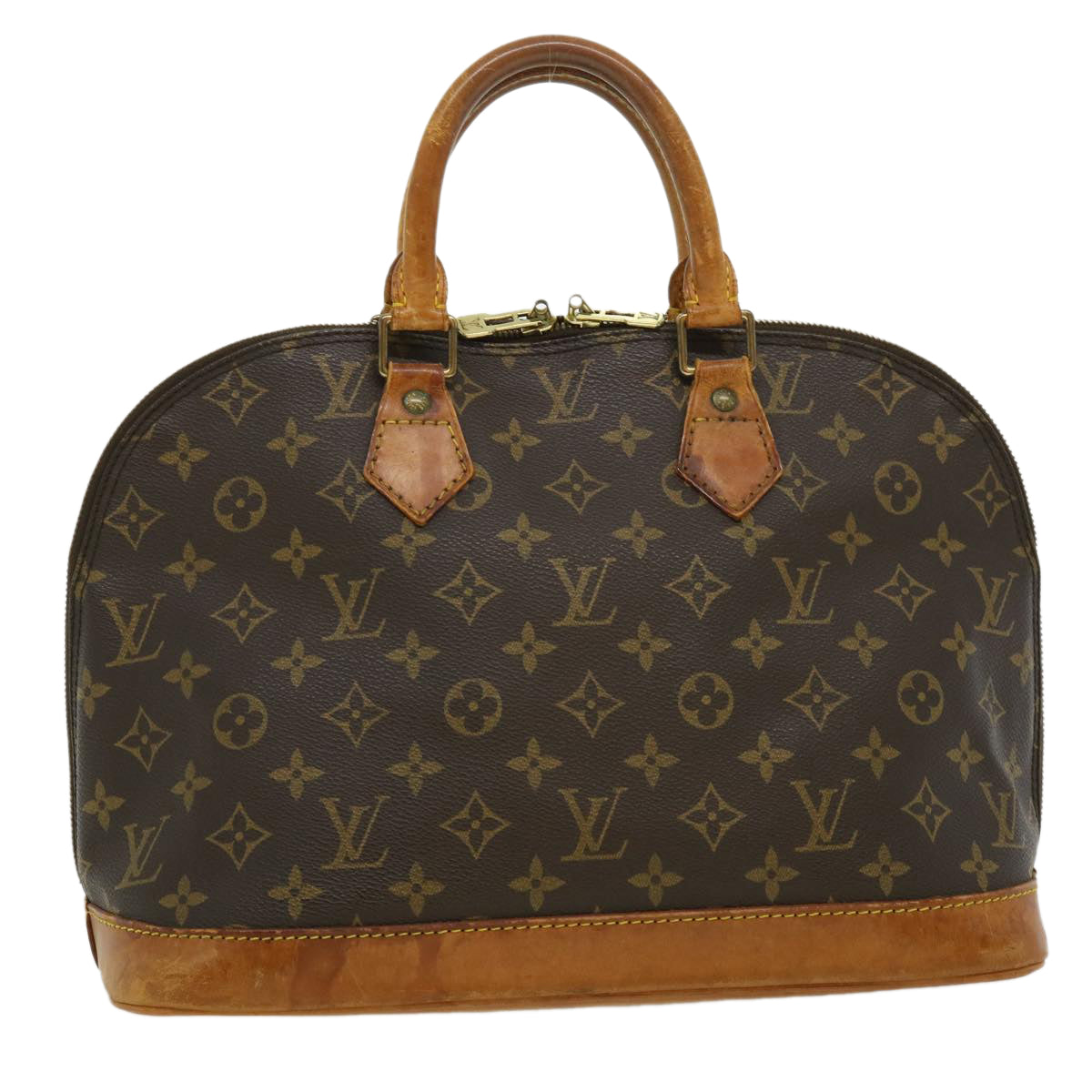 LOUIS VUITTON Monogram Alma Hand Bag M51130 LV tp327