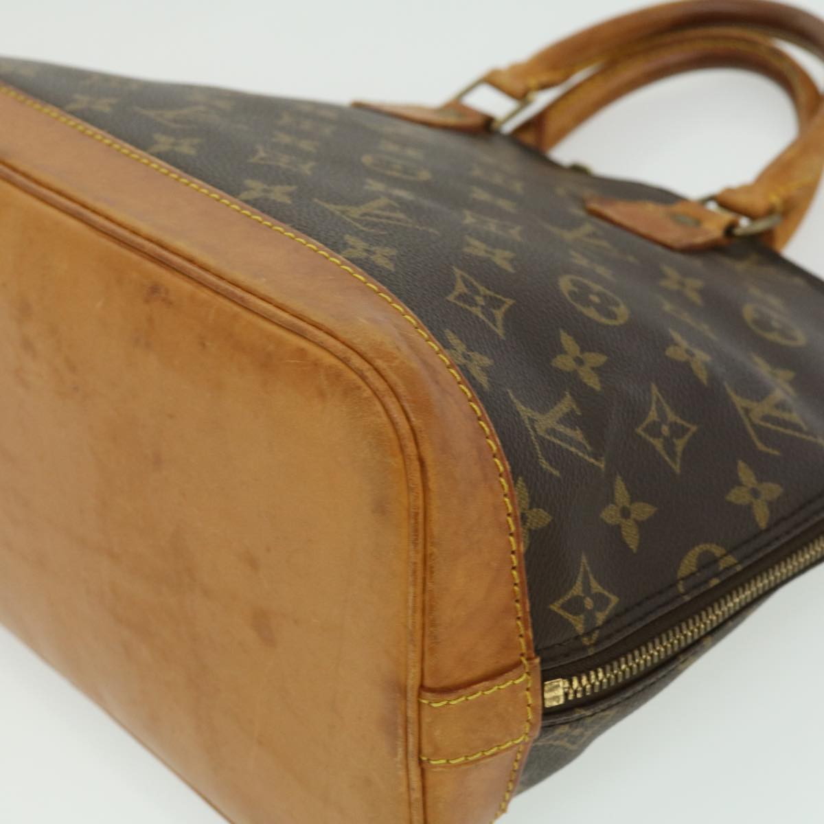 LOUIS VUITTON Monogram Alma Hand Bag M51130 LV tp327
