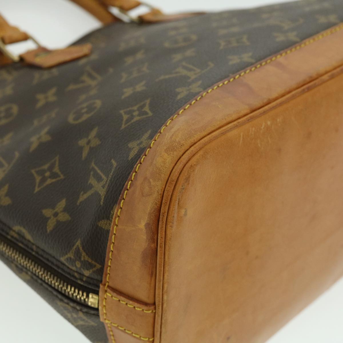 LOUIS VUITTON Monogram Alma Hand Bag M51130 LV tp327
