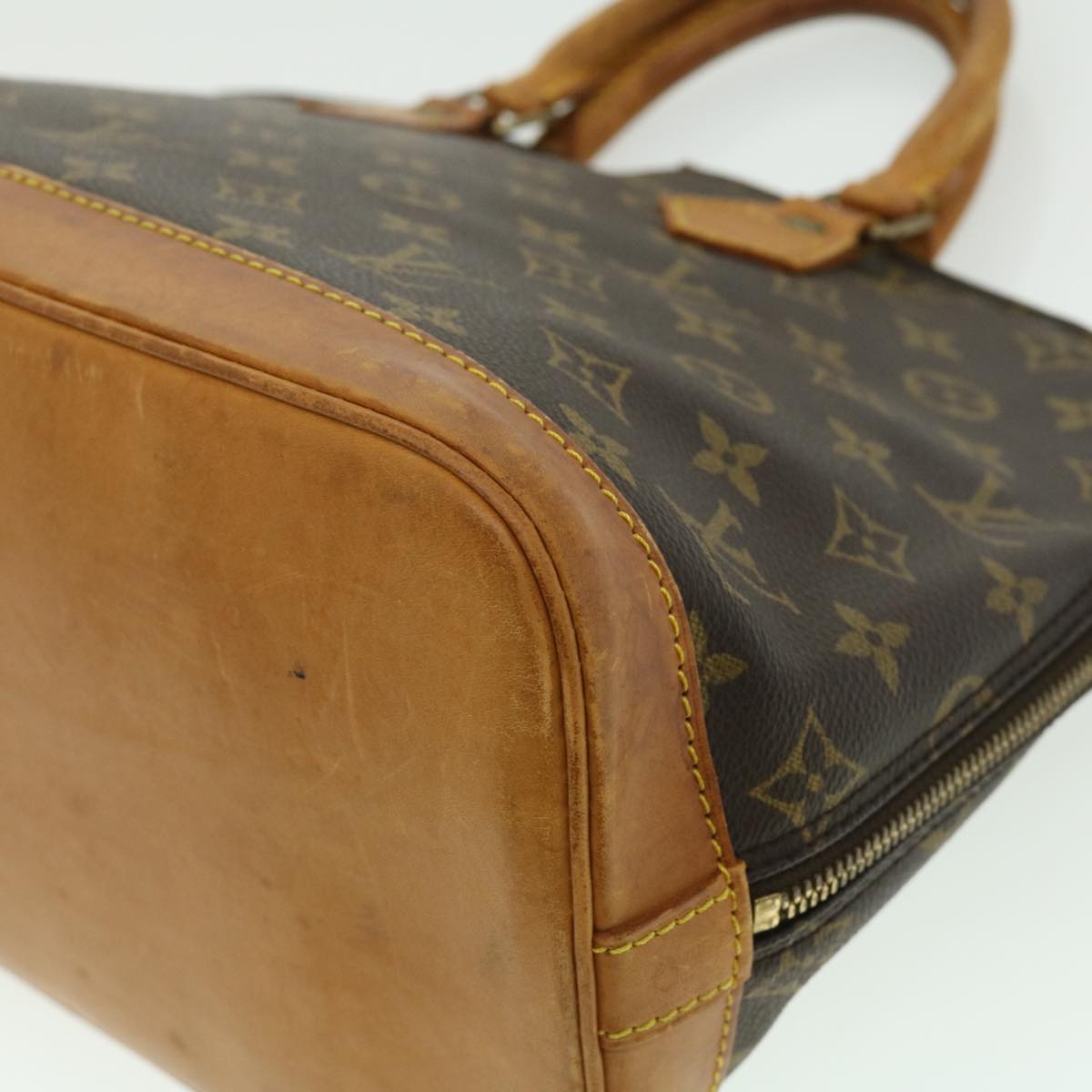 LOUIS VUITTON Monogram Alma Hand Bag M51130 LV tp327